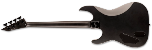 LTD M-4 Black Metal Bass Guitar - Black Satin
