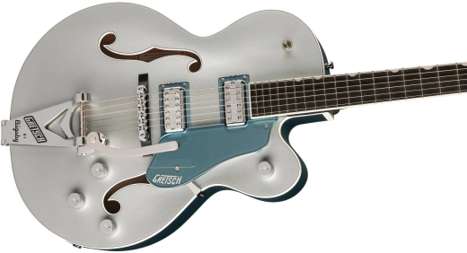 G6118T-140 LTD 140th Double Platinum Anniversary with Bigsby, Ebony Fingerboard - Two-Tone Pure Platinum/Stone Platinum