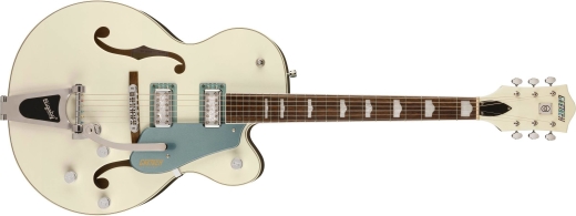 Gretsch Guitars - G5420T-140 Electromatic 140th Double Platinum Hollow Body with Bigsby, Laurel Fingerboard - Two-Tone Pearl Platinum/Stone Platinum