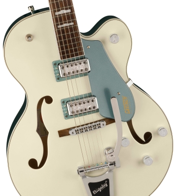 G5420T-140 Electromatic 140th Double Platinum Hollow Body with Bigsby, Laurel Fingerboard - Two-Tone Pearl Platinum/Stone Platinum