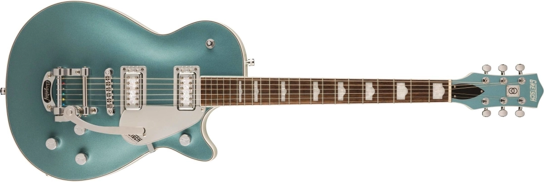 G5230T-140 Electromatic 140th Double Platinum Jet with Bigsby, Laurel Fingerboard - Two-Tone Stone Platinum/Pearl Platinum