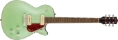 Gretsch Guitars - G5210-P90 Electromatic Jet Two 90 Single-Cut with Wraparound, Laurel Fingerboard - Broadway Jade