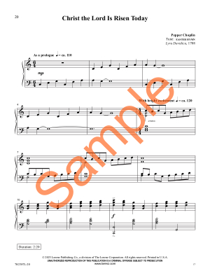 Alleluias for the Piano: Hymn Arrangements to Lift Our Praise - Choplin - Piano - Book