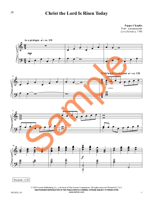 Alleluias for the Piano: Hymn Arrangements to Lift Our Praise - Choplin - Piano - Book