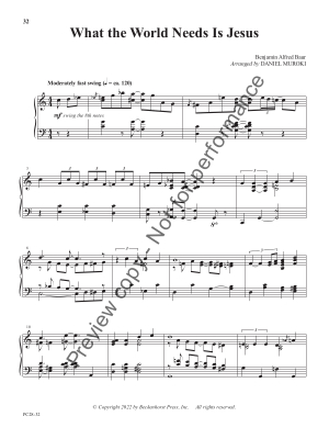 My Savior\'s Love: Eight Hymns - Muroki - Piano - Book