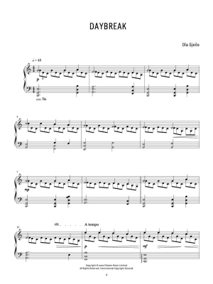 Dawn - Gjeilo - Piano - Book