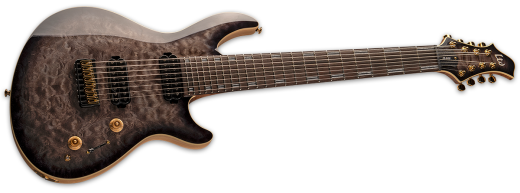 JR-608 Javier Reyes Signature 8-String Electric Guitar with Case - Faded Blue Sunburst