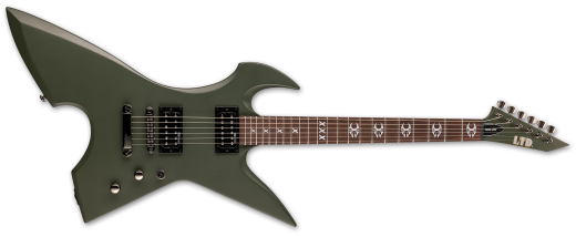 ESP Guitars - Max-200 RPR Max Cavalera Signature Electric Guitar - Military Green Satin