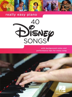 Hal Leonard - Really Easy Piano: 40 Disney Songs - Easy Piano - Book
