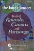 Hal Leonard - The Kings Singers Book of Rounds, Canons and Partsongs