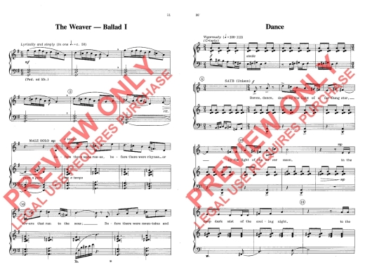 The Weaver (Cantata) - Medema/Red - SATB/Soloists