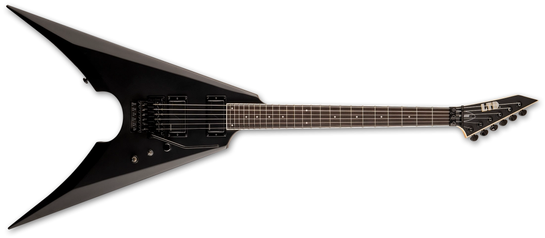 MK-600 Mille Petrozza Signature Electric Guitar with Case - Black Satin