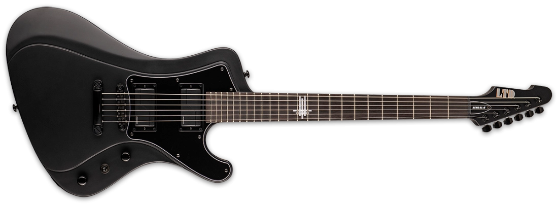 NS-6 Nergal Signature Electric Guitar with Case - Black Satin