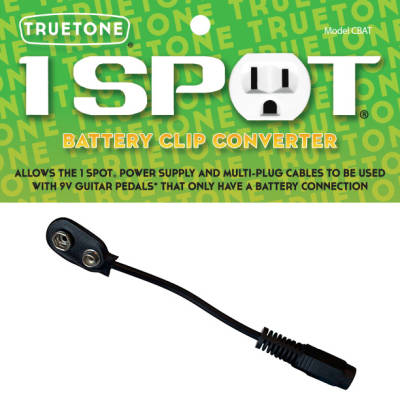 Truetone - 1 Spot Battery Clip Converter