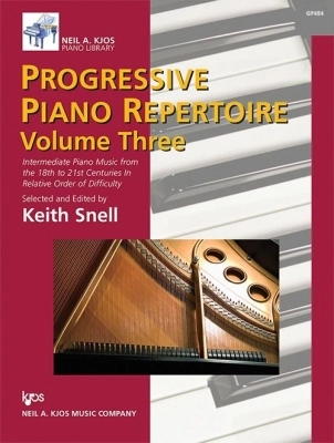 Kjos Music - Progressive Piano Repertoire, Volume Three - Snell - Piano - Book