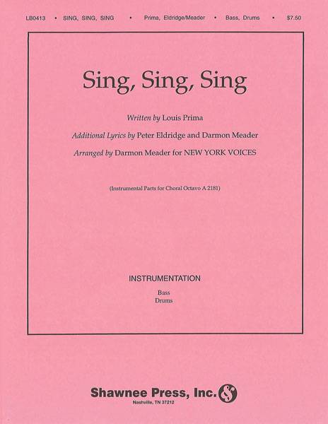 Sing, Sing, Sing String Bass/Drums