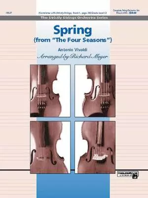Alfred Publishing - Spring from the <I>Four Seasons</I>
