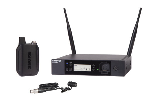 Shure - GLXD14R+ Digital Wireless Rack System w/ WL185 Lavalier