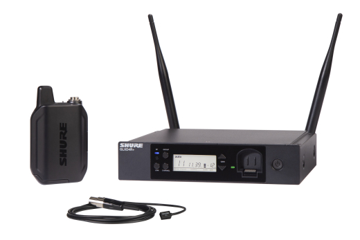 Shure - GLXD14R+ Digital Wireless Bodypack System w/ WL93 Lavalier