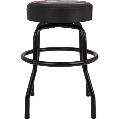 Guitars & Amps Pick Pouch Barstool, Black - 24\'\'