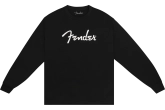 Fender - Spaghetti Logo Long-Sleeve Black T-shirt - Small