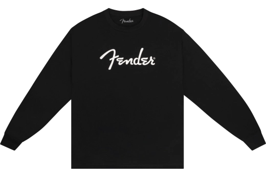 Fender - Spaghetti Logo Long-Sleeve Black T-shirt