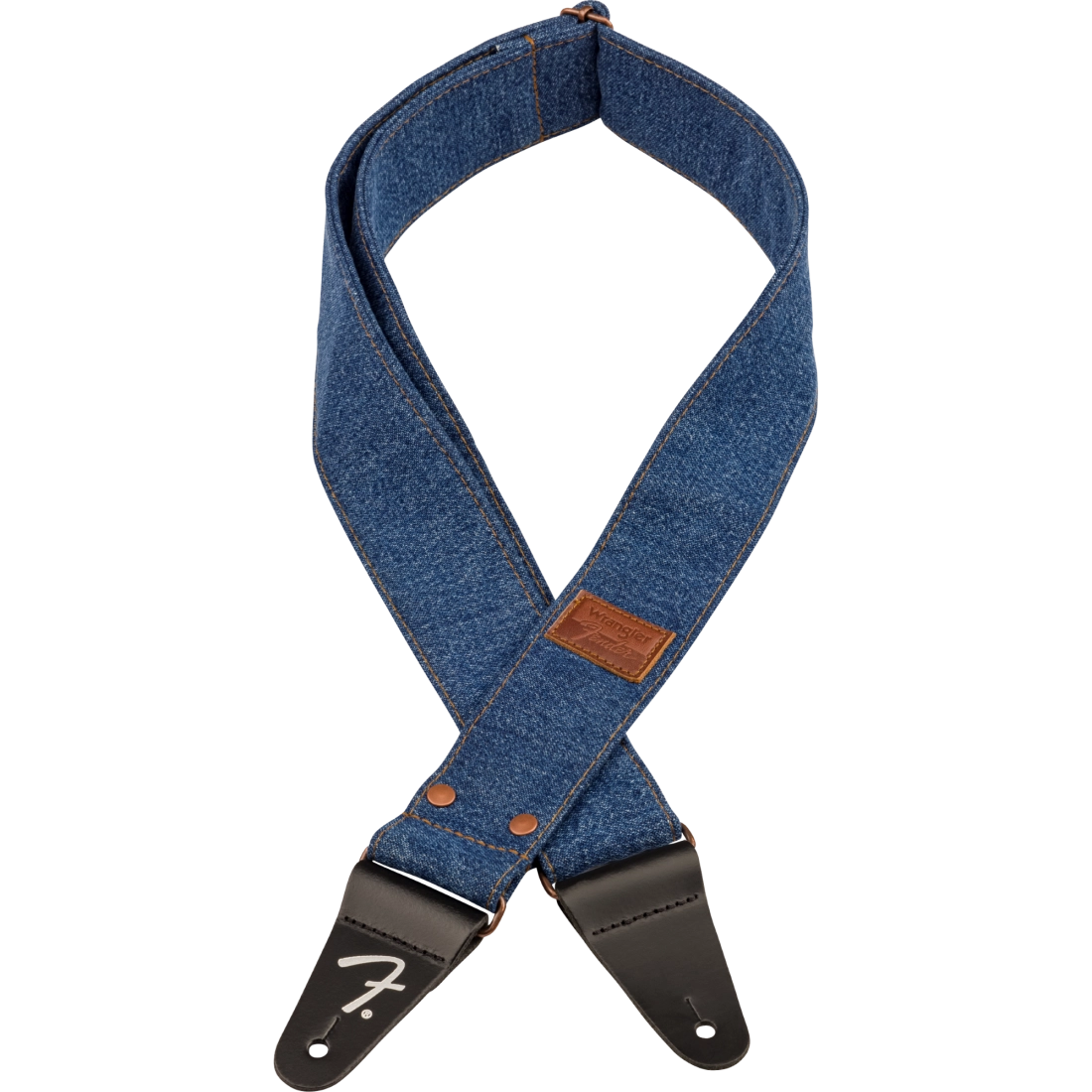 Fender x Wrangler Riveted Denim Strap - Indigo