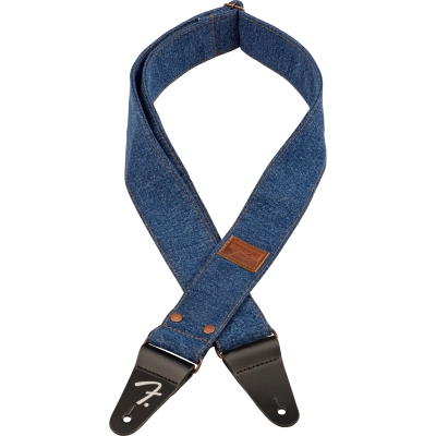 Fender - Fender x Wrangler Riveted Denim Strap - Indigo