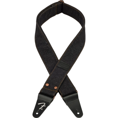 Fender - Fender x Wrangler Riveted Denim Strap - Black