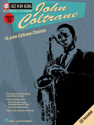 Hal Leonard - John Coltrane: Jazz Play-Along Volume 13 - Book/CD