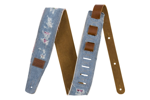 Fender x Wrangler Ripped Denim Strap - Indigo