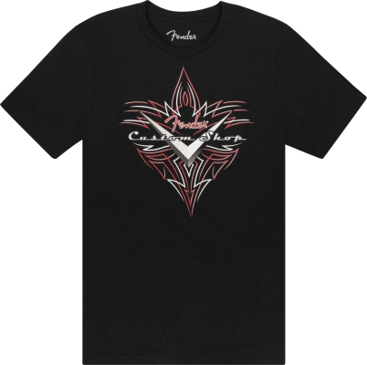 Fender - Fender Custom Shop Pinstripe T-Shirt, Black - XL