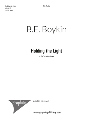 Holding the Light - Boykin - SATB