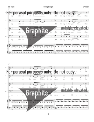 Holding the Light - Boykin - SATB