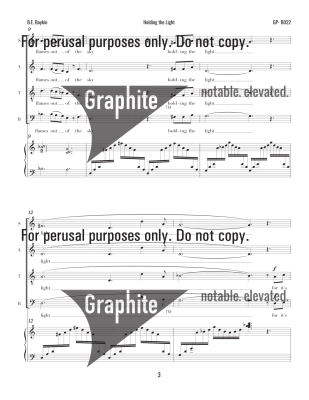 Holding the Light - Boykin - SATB