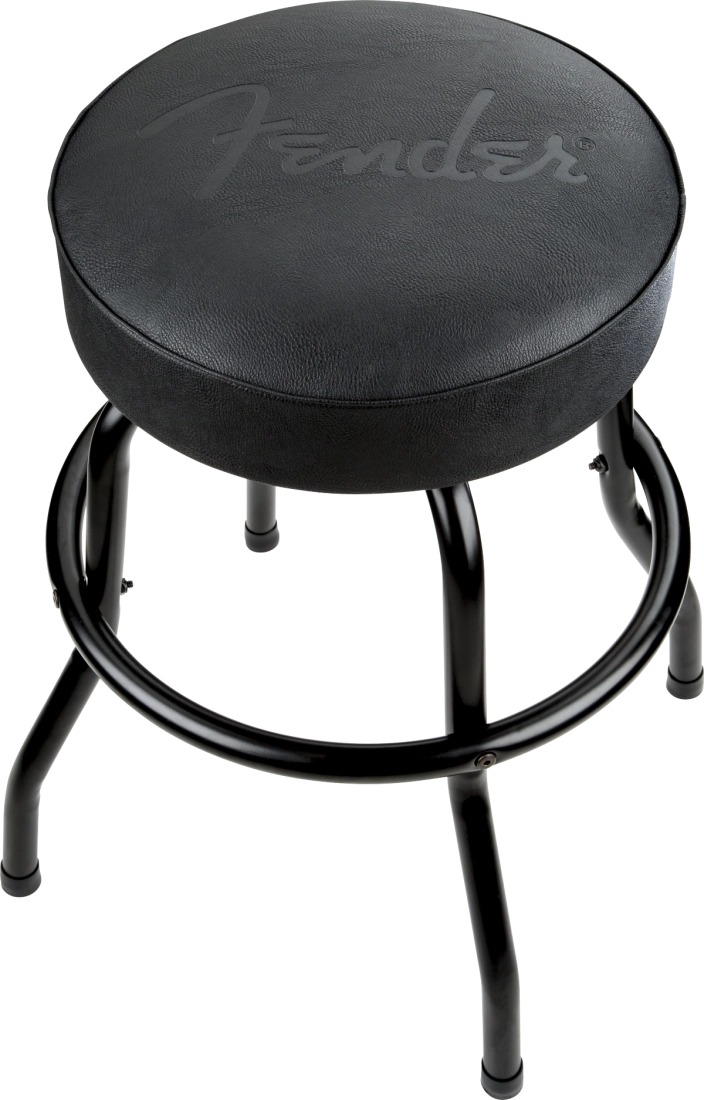 Fender Embossed Black Logo Barstool - 24\'\'