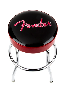 Fender - Fender Red Sparkle Logo Barstool - 24