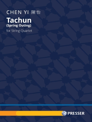 Theodore Presser - Tachun (Spring Outing) Yi Quatuor de cordes Partition de chef et partitions individuelles