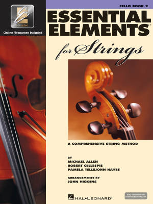 Essential Elements for Strings Book 2 - Cello - Book/Media Online (EEi)