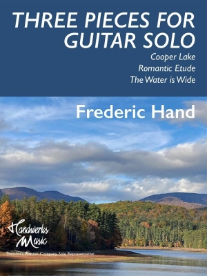 Theodore Presser - Three Pieces for Guitar Solo - Hand - Classical Guitar - Book