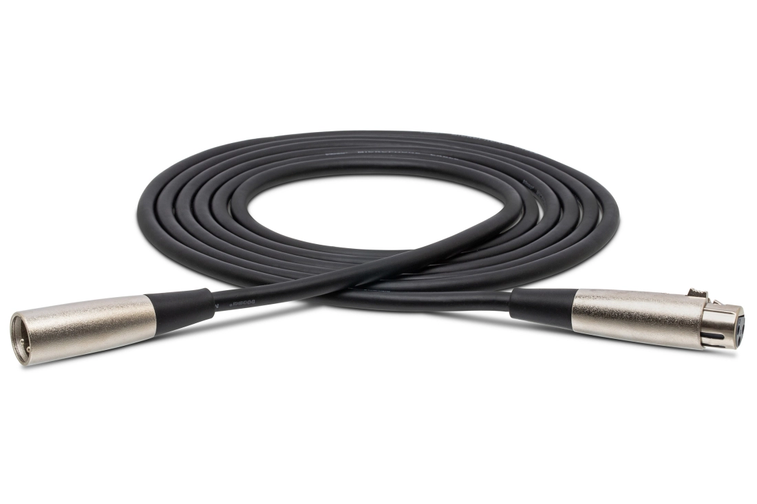 XLR3F to XLR3M Microphone Cable - 10\'