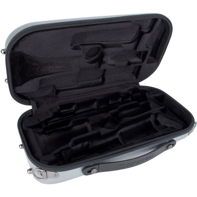 Micro Zip Bb Clarinet Case - Silver