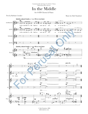 In the Middle - Crooker/Trumbore - SATB