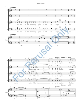 In the Middle - Crooker/Trumbore - SATB