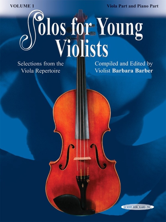 Solos for Young Violists, Volume 1: Selections from the Viola Repertoire - Barber - Viola/Piano - Book