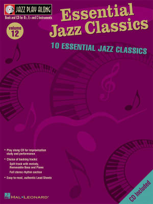 Hal Leonard - Essential Jazz Classics: Jazz Play-Along Volume 12 - Book/CD