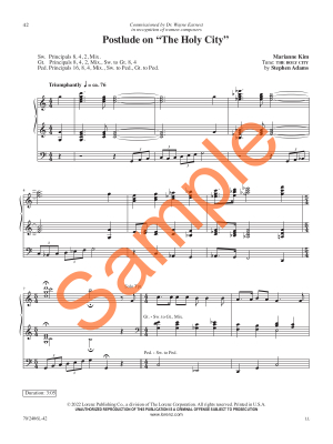 The Holy City: Hymn Settings with Jazz Spirit - Kim - Organ (3-staff) - Book