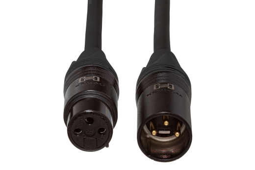Edge Microphone Cable, Neutrik XLR3F to XLR3M, 3 ft