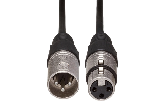 DMX512 Cable, XLR3M to XLR3F, 50 ft