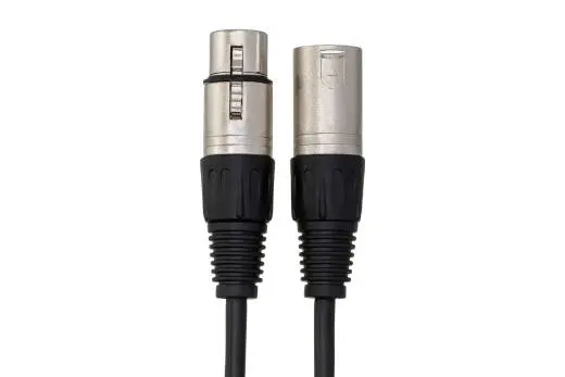 DMX512 Cable, XLR3M to XLR3F, 15 ft